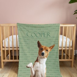 Custom Dog Face Blankets, Personalized Pet Photo Throw, Fleece Dog Blankets, Customized Picture Throws, Dog Dad Gifts, Pet Lover Gifts