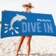 Colorful Dive In Name Beach Towel, Personalized Kids Pool Towel, Gift For Her, Vacation Birthday Gift, Present For Her Colorful Dive In Name Beach Towel, Personalized Kids Pool Towel, Gift For Her, Vacation Birthday Gift, Present For Her