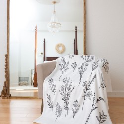 Floral Blanket, Vintage Blanket, Adults / Kids Blanket, Grandma-Grandpa Blanket,Fleece,Sherpa,Minky Blanket