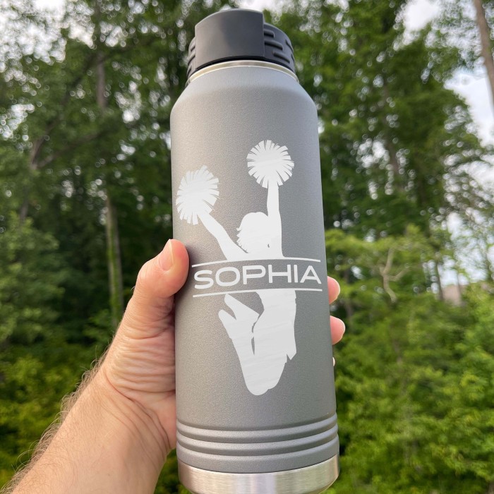 Personalized Cheer Team Gift, Custom Water Bottle with Straw, Cheer Leader Gift, Cheer Gifts, Team Cheer Gifts Personalized Cheer Team Gift, Custom Water Bottle with Straw, Cheer Leader Gift, Cheer Gifts, Team Cheer Gifts