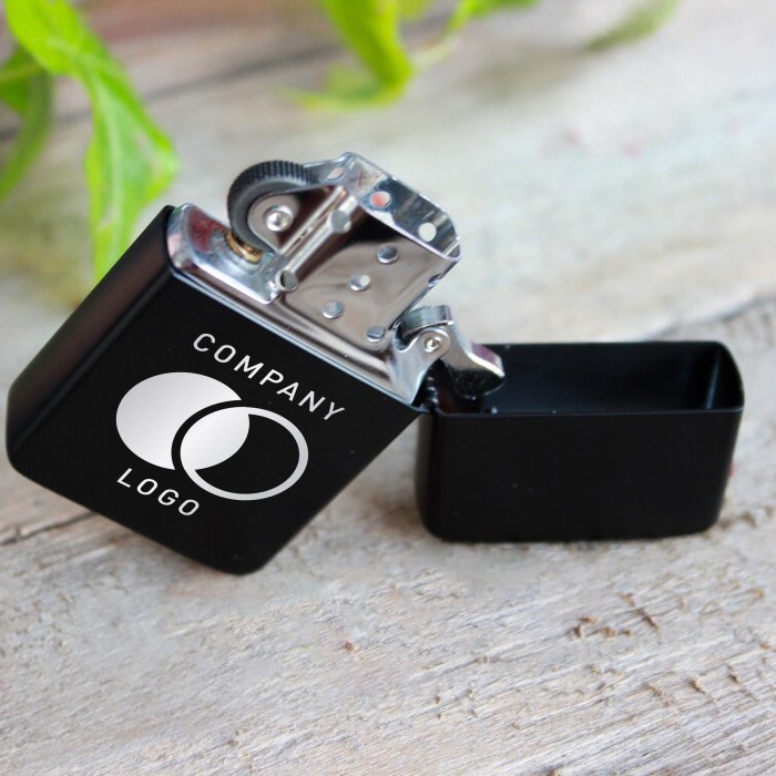 Company Logo Lighter, Personalized Lighter Case, Cigar Lighter, Custom Logo Black  Lighter, Corporate Gifts, Employee Gifts, Client Gifts