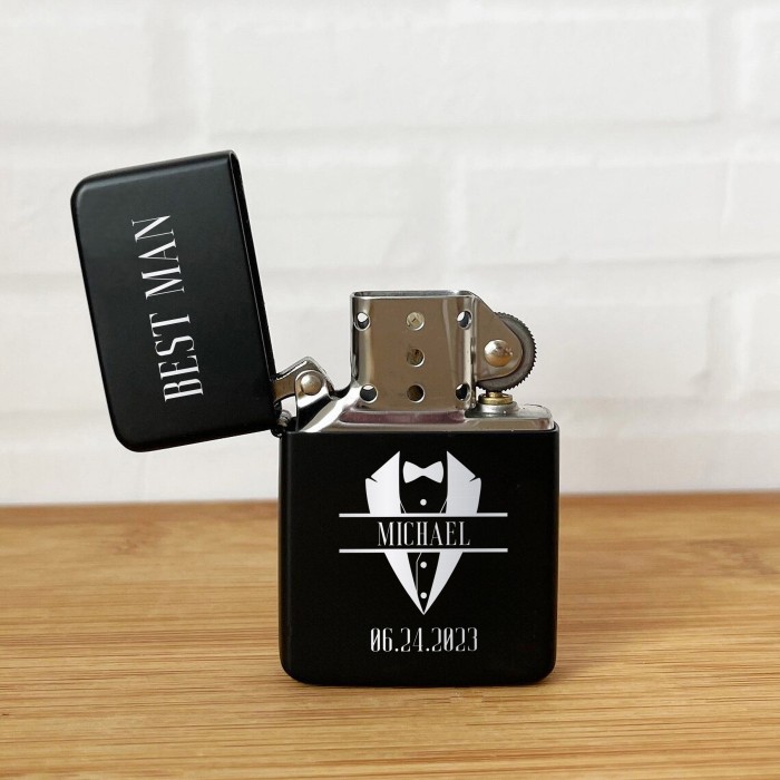 Groomsmen Lighter, Personalized Groomsmen Gift, Groomsman Gift, Groomsmen Proposal, Groom Gift, Engraved Groomsmen Gift Personalized Lighter
