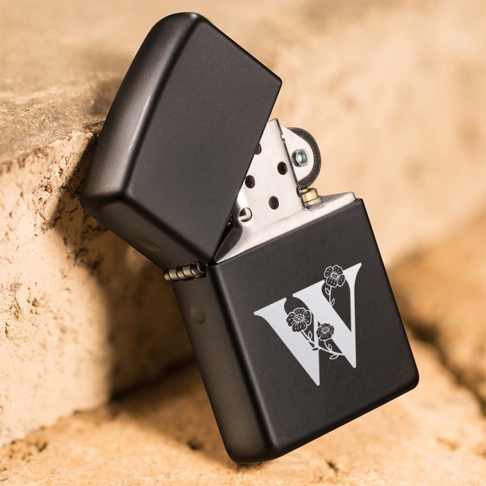 Engraved Lighter, Black Metal Lighter, Christmas Lighter Gift, Dad Gift Lighter, Custom Gifts For Him, Groomsmen Gift, Grandpa Gift, Monogram