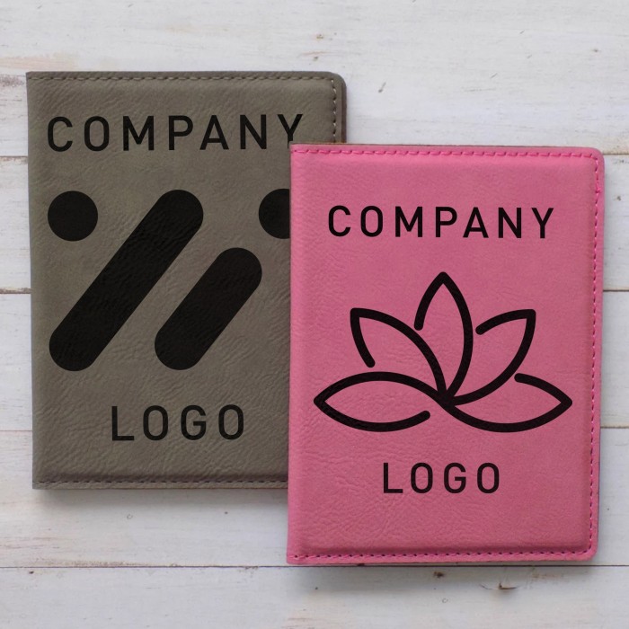 Company Logo Passport Cover, Leather Passport Holder, Business Logo Engraved Passport Case, Corporate Gifts, Employee Gifts, Client Gifts