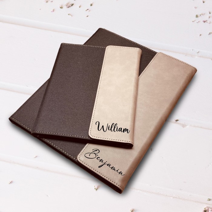 Custom Portfolio, Engraved Padfolio, Personalized Portfolio, Leather Portfolio with Notepad Holder, Office Gift, Gift For Him, Gift For Her