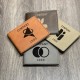 Company Logo Leather Wallet, Mens Wallet, Custom Logo Wallet