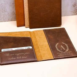 Christmas Gift Passport Cover, Leather Passport Holder, Monogram Gift Passport Case, Corporate Gifts, Employee Gifts, Client Gifts, Christmas