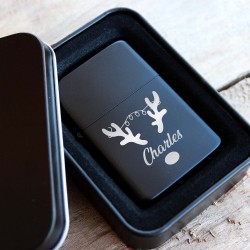 Engraved Lighter, Black Metal Lighter, Christmas Lighter Gift, Dad Gift Lighter, Custom Gifts For Him, Groomsmen Gift, Grandpa Gift, Monogram