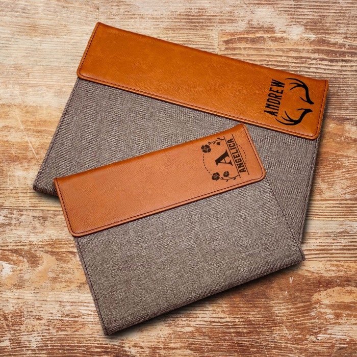 Portfolio Christmas Gift, Engraved Padfolio, Custom Monogram Portfolio, Leather Portfolio, Corporate Gifts, Employee Gifts, Client Gifts