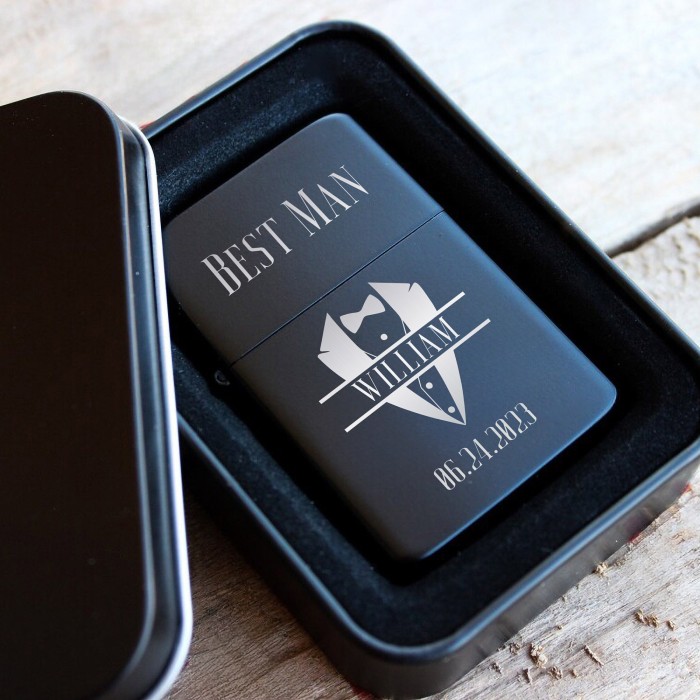 Groomsmen Lighter, Personalized Groomsmen Gift, Groomsman Gift, Groomsmen Proposal, Groom Gift, Engraved Groomsmen Gift Personalized Lighter
