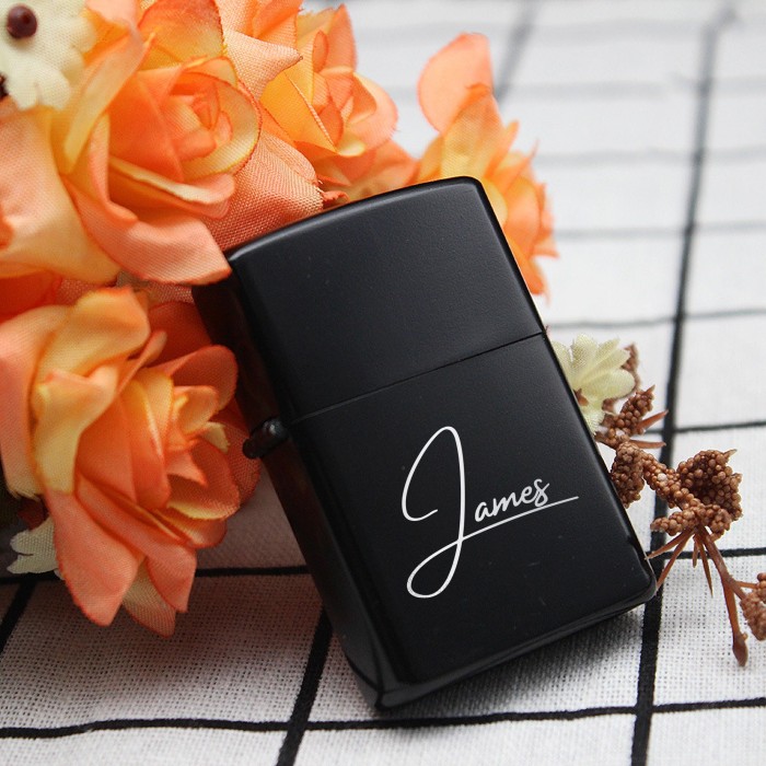 Monogram Lighter, Personalized Lighter, Cigar Lighter Gifts for Dad Husband, Custom Name Gifts, Custom Logo Lighter, Black Lighter Gift