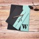 Custom Name Portfolio, Monogram Padfolio, Personalized Portfolio, Leather Portfolio Notepad Holder, Boss Gift, Employer Gift, Teacher Gifts