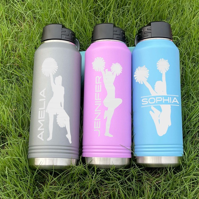 Personalized Cheer Team Gift, Custom Water Bottle with Straw, Cheer Leader Gift, Cheer Gifts, Team Cheer Gifts Personalized Cheer Team Gift, Custom Water Bottle with Straw, Cheer Leader Gift, Cheer Gifts, Team Cheer Gifts