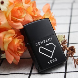 Company Logo Lighter, Personalized Lighter Case, Cigar Lighter, Custom Logo Black  Lighter, Corporate Gifts, Employee Gifts, Client Gifts