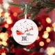 Santa Tracker Ornament,QR Code santa claus and reindeers Tracking,QR Code Santa Tracking, Ornament Tracker,Tree Christmas Ornament