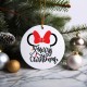 Minnie Mouse Merry Christmas Ornaments, Merry Christmas Minnie Style, Merry Christmas Ornaments, Disney Christmas Decor, Disney Christmas