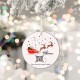 Santa Tracker Ornament,QR Code santa claus and reindeers Tracking,QR Code Santa Tracking, Ornament Tracker,Tree Christmas Ornament