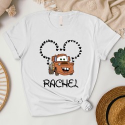Custom Name Disney Cars Shirt, Personalized Disney Mickey Cars Shirt, Pixar Cars Shirt, Cars Family Shirts, Vintage Disney Shirt Custom Name Disney Cars Shirt, Personalized Disney Mickey Cars Shirt, Pixar Cars Shirt, Cars Family Shirts, Vintage Disney Shirt