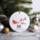 Santa Tracker Ornament,QR Code santa claus and reindeers Tracking,QR Code Santa Tracking, Ornament Tracker,Tree Christmas Ornament