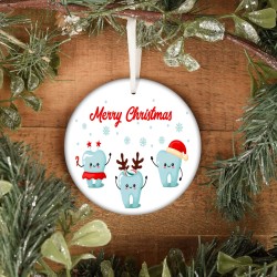 Custom Dentist Christmas Ornament, Dental School Gift, Dental Christmas Ornament, Tooth Christmas Ornament, Dental Student Gift