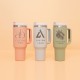 Custom Logo 40oz  Tumbler With Handle & Straw, Personalized 40oz Tumbler, Stainless Steel Laser Engraved Tumbler