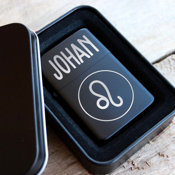 Custom Name Zodiac Lighter, Personalized Horoscope Lighter, Zodiac Lighters for Your Favorite Sign, Zodiac Lighters That Will Make You Shine