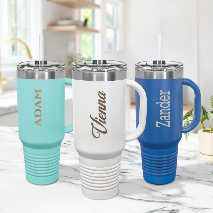 Personalized 40oz Stainless Steel Travel Mug with Handle, Custom Name Stainless Steel Engraved Cup, 40oz Travel Mug, Christmas Gift Personalized 40oz Stainless Steel Travel Mug with Handle, Custom Name Stainless Steel Engraved Cup, 40oz Travel Mug, Christmas Gift
