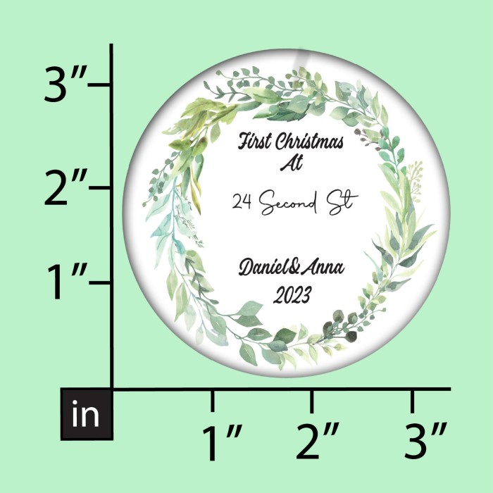 First Christmas at ... ornament, Personalized Family Christmas Ornament with Names, Cute First Family Christmas Ornament