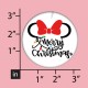 Minnie Mouse Merry Christmas Ornaments, Merry Christmas Minnie Style, Merry Christmas Ornaments, Disney Christmas Decor, Disney Christmas