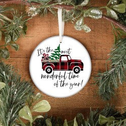 Its The Most Wonderful Time Of The Year Ornament, Christmas Family Matching Ornament, Christmas Family Ornament, Christmas Holiday Ornament