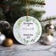 First Christmas at ... ornament, Personalized Family Christmas Ornament with Names, Cute First Family Christmas Ornament